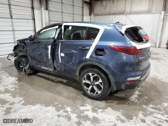 2021 Kia Sportage LX with VIN KNDPM3ACXM7911592, listed as a Copart auction lot 45962135 with 133,321 mi miles and Salvage Title. Bid and sale history available at carsss.com. Image 2.