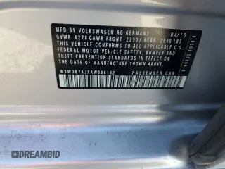 2010 Volkswagen Golf с VIN WVWDB7AJXAW398182, выставлен на аукционе Copart как лот 79069664 с пробегом 110 533 миль миль и Списание • Salvage title. История ставок и продаж доступна на DreamBid. Изображение 14.