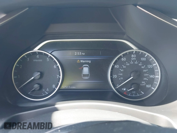2019 Nissan Murano S with VIN 5N1AZ2MJ4KN163132, listed as a IAAI auction lot 41985250 with 57,511 mi miles and . Bid and sale history available at DreamBid. Image 7.