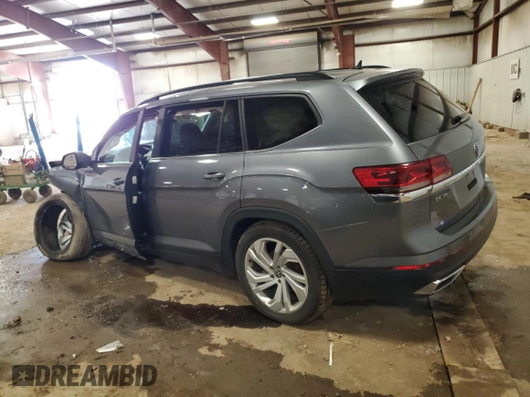 2021 Volkswagen Atlas SE with VIN 1V2HR2CA3MC552023, listed as a Copart auction lot 51486575 with 88,839 mi miles and Salvage title. Bid and sale history available at DreamBid. Image 2.
