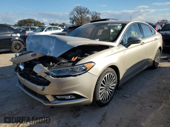 2018 Ford Fusion Hybrid Titanium with VIN 3FA6P0RU7JR120512, listed as a Copart auction lot 38885413 with 74,858 mi miles. Bid and sale history available at carsss.com. Image 1.