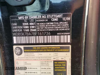 2011 Mercedes-Benz SL 550 с VIN WDBSK7BA7BF161736, выставлен на аукционе Copart как лот 74422504 с пробегом Не указан миль и На запчасти • Non repairable. История ставок и продаж доступна на DreamBid. Изображение 13.