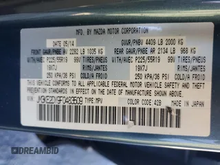 2015 Mazda CX-5 Grand Touring with VIN JM3KE2DY9F0483509, listed as a Copart auction lot 87406944 with 176,213 mi miles and Salvage Title. Bid and sale history available at carsss.com. Image 13.