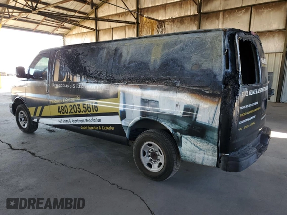2004 Chevrolet Express Cargo Van with VIN 1GCGG29V741185720, listed as a Copart auction lot 47663105 with 349,215 mi miles and Salvage Title. Bid and sale history available at carsss.com. Image 2.