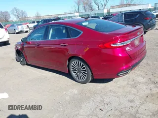 2017 Ford Fusion Titanium with VIN 3FA6P0K91HR282202, listed as a IAAI auction lot 41902812 with 110,920 mi miles. Bid and sale history available at carsss.com. Image 3.