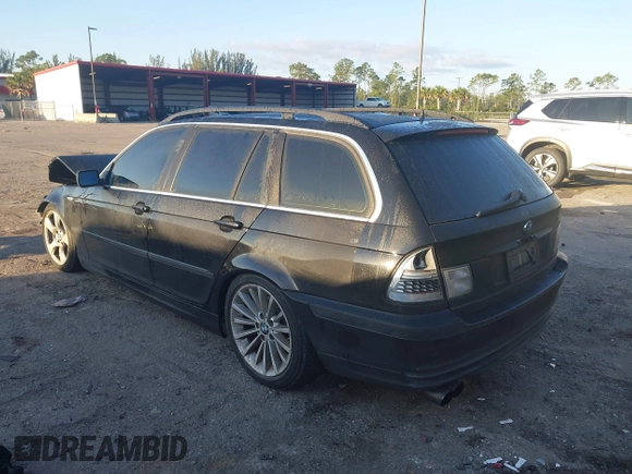 2004 BMW 3 Series 325i with VIN WBAEN33454PC12753, listed as a IAAI auction lot 41865942 with 1 mi miles. Bid and sale history available at carsss.com. Image 3.