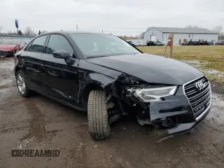 2017 Audi A3 Sedan Premium with VIN WAUAUGFF5H1041806, listed as a Copart auction lot 81846793 with 125,038 mi miles. Bid and sale history available at carsss.com. Image 4.