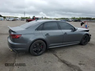 2019 Audi S4 Premium Plus z VIN WAUB4AF48KA115193, wystawiony jako Copart lot #58429795 z przebiegiem 53 054 mil mil oraz Szkody całkowita. Historia ofert i sprzedaży dostępna na DreamBid. Obrazek 3.