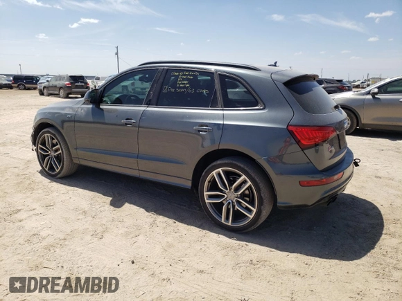 2016 Audi SQ5 Premium Plus with VIN WA1CCAFP2GA051609, listed as a Copart auction lot 65063263 with 86,412 mi miles. Bid and sale history available at carsss.com. Image 2.
