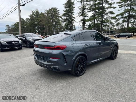 2021 BMW X6 sDrive40i with VIN 5UXCY4C05M9H19479, listed as a Copart auction lot 54268205 with 85,899 mi miles and Clean Title. Bid and sale history available at carsss.com. Image 4.