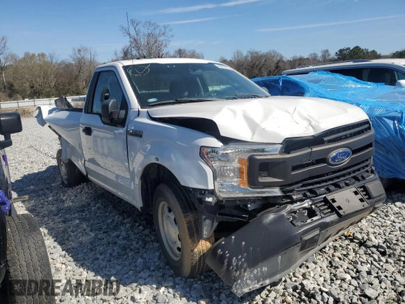 2019 Ford F-150 XL z VIN 1FTMF1CB4KKD65534, wystawiony jako Copart lot #45853215 z przebiegiem 95 872 mil mil oraz Czysty tytuł • Clean title. Historia ofert i sprzedaży dostępna na DreamBid. Obrazek 4.