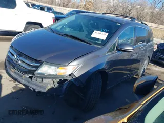2015 Honda Odyssey Touring Elite with VIN 5FNRL5H98FB024958, listed as a IAAI auction lot 41361558 with 212,806 mi miles and . Bid and sale history available at DreamBid. Image 18.