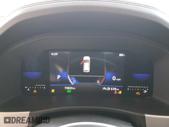 2023 Volkswagen Atlas SE with VIN 1V2DP2CA9PC529158, listed as a Copart auction lot 57512845 with 73,023 mi miles and Salvage title. Bid and sale history available at DreamBid. Image 9.