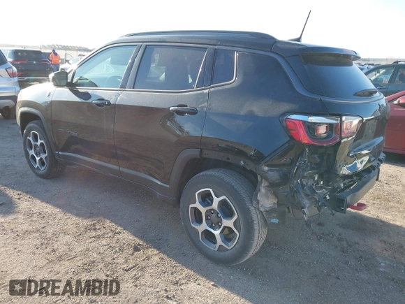 2022 Jeep Compass Trailhawk с VIN 3C4NJDDB1NT133835, выставлен на аукционе IAAI как лот 42021773 с пробегом 47 671 миль миль и . История ставок и продаж доступна на DreamBid. Изображение 3.