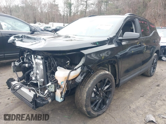 2024 GMC Terrain SLE with VIN 3GKALTEG3RL320792, listed as a IAAI auction lot 41698337 with 16,683 mi miles and . Bid and sale history available at DreamBid. Image 2.