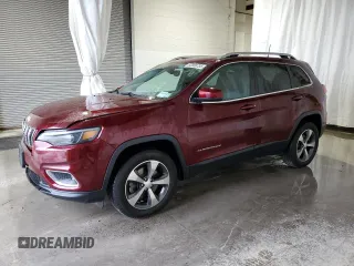 2019 Jeep Cherokee Limited with VIN 1C4PJMDN5KD117772, listed as a Copart auction lot 62888735 with 52,813 mi miles and Salvage title. Bid and sale history available at DreamBid. Image 1.