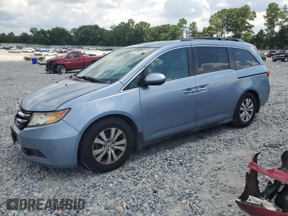2014 Honda Odyssey EX-L with VIN 5FNRL5H6XEB128145, listed as a Copart auction lot 65729015 with 274,206 mi miles and Clean title. Bid and sale history available at DreamBid. Image 1.