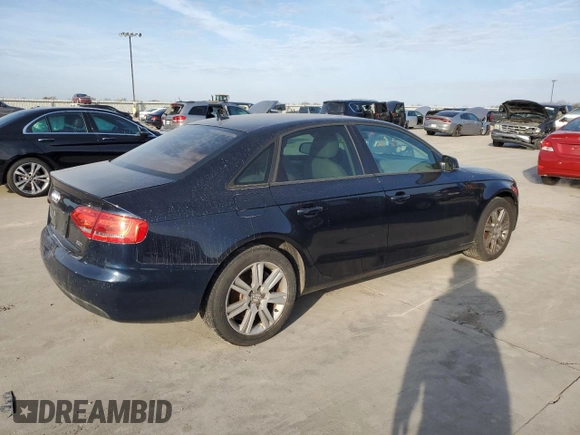2010 Audi A4 2.0T Premium with VIN WAUAFAFL0AN024598, listed as a Copart auction lot 45103005 with 108,034 mi miles and Salvage Title. Bid and sale history available at carsss.com. Image 3.