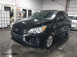 2022 Mitsubishi Mirage G4 ES with VIN ML32FUFJ8NHF01909, listed as a IAAI auction lot 41052679 with 35,154 mi miles. Bid and sale history available at carsss.com. Image 2.