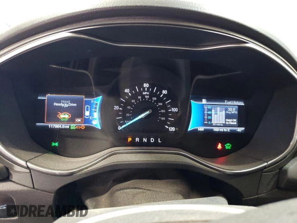2016 Ford Fusion Titanium Hybrid with VIN 3FA6P0RUXGR355351, listed as a Copart auction lot 56516025 with 117,964 mi miles and Salvage title. Bid and sale history available at DreamBid. Image 9.