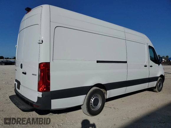 2023 Mercedes-Benz Sprinter Cargo Cargo with VIN W1Y40CHY9PT143367, listed as a Copart auction lot 82400564 with 10,667 mi miles and Salvage Title. Bid and sale history available at carsss.com. Image 3.