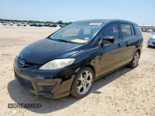2010 Mazda 5 Sport with VIN JM1CR2W36A0375490, listed as a Copart auction lot 59781495 with 210,922 mi miles and Salvage title. Bid and sale history available at DreamBid. Image 1.