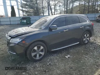 2016 Acura MDX with VIN 5FRYD4H25GB010313, listed as a Copart auction lot 46729375 with 145,118 mi miles and Salvage Title. Bid and sale history available at carsss.com. Image 1.