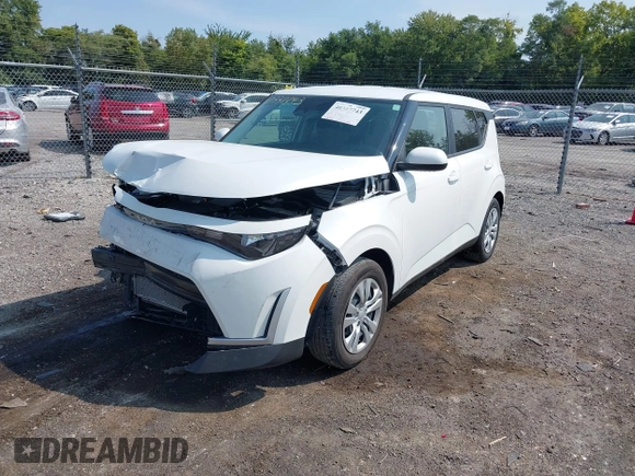2023 Kia Soul LX with VIN KNDJ23AU2P7215902, listed as a IAAI auction lot 40337743 with 13,896 mi miles and . Bid and sale history available at DreamBid. Image 2.