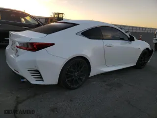 2015 Lexus RC 350 with VIN JTHHE5BC8F5004039, listed as a Copart auction lot 76385284 with 121,035 mi miles and Salvage Title. Bid and sale history available at carsss.com. Image 3.
