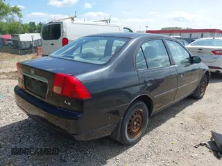 2002 Honda Civic LX with VIN 1HGES16502L076717, listed as a IAAI auction lot 42164991 with 161,690 mi miles and . Bid and sale history available at DreamBid. Image 4.