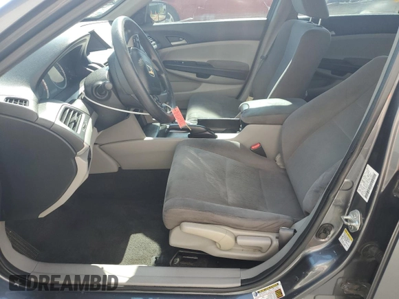 2011 Honda Accord LX with VIN 1HGCP2F39BA023894, listed as a Copart auction lot 57228445 with 262,454 mi miles and Salvage title. Bid and sale history available at DreamBid. Image 7.