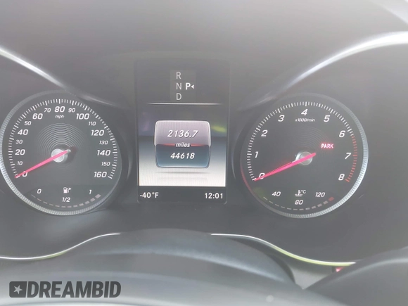 2017 Mercedes-Benz C 300 with VIN 55SWF4JB7HU227889, listed as a IAAI auction lot 42624242 with 44,618 mi miles and . Bid and sale history available at DreamBid. Image 7.
