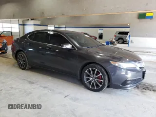 2015 Acura TLX V6 Tech with VIN 19UUB2F54FA003630, listed as a Copart auction lot 49121895 with 171,987 mi miles and Salvage Title. Bid and sale history available at carsss.com. Image 4.