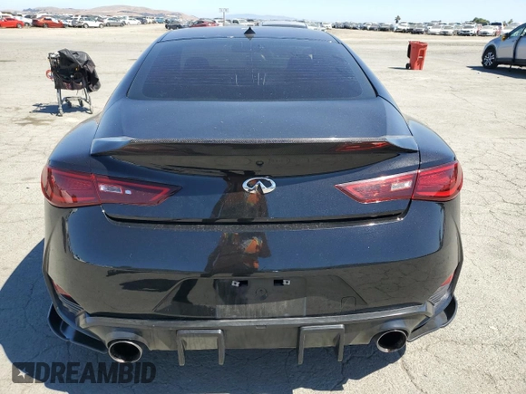 2017 Infiniti Q60 Sport with VIN JN1EV7EK7HM363963, listed as a Copart auction lot 57836545 with 117,785 mi miles and Salvage title. Bid and sale history available at DreamBid. Image 6.