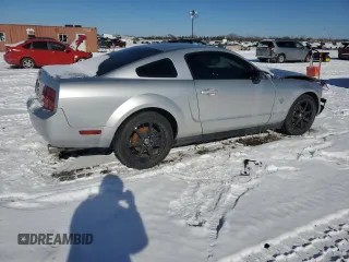 2009 Ford Mustang with VIN 1ZVHT80N595106302, listed as a Copart auction lot 45233005 with 122,399 mi miles and Salvage Title. Bid and sale history available at carsss.com. Image 3.