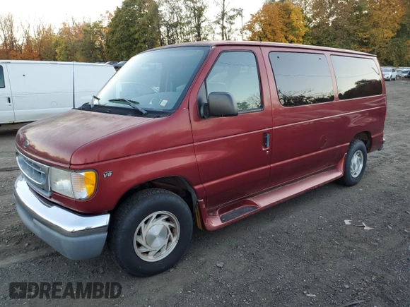 2000 Ford Econoline Passenger XL with VIN 1FMRE11W0YHB98637, listed as a Copart auction lot 76061284 with 87,971 mi miles and Non Repairable. Bid and sale history available at DreamBid. Image 1.