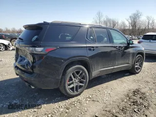 2021 Chevrolet Traverse Premier with VIN 1GNERKKW5MJ269224, listed as a Copart auction lot 47741195 with 75,806 mi miles and Salvage Title. Bid and sale history available at carsss.com. Image 3.