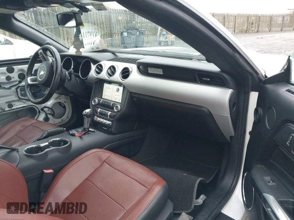 2017 Ford Mustang EcoBoost Premium with VIN 1FATP8UH7H5301411, listed as a IAAI auction lot 41971140 with 55,176 mi miles and . Bid and sale history available at carsss.com. Image 5.