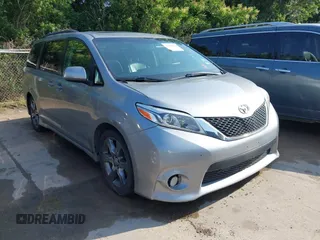 2015 Toyota Sienna SE с VIN 5TDXK3DC8FS665488, выставлен на аукционе IAAI как лот 42398692 с пробегом 110 446 миль миль и . История ставок и продаж доступна на DreamBid. Изображение 1.