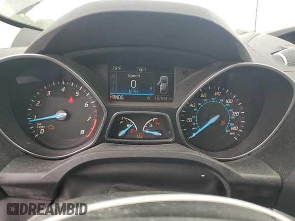 2016 Ford Escape SE z VIN 1FMCU9G97GUB40023, wystawiony jako Copart lot #61405935 z przebiegiem 107 591 mil mil oraz Czysty tytuł • Clean title. Historia ofert i sprzedaży dostępna na DreamBid. Obrazek 9.