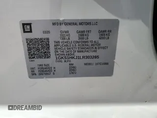 2020 GMC Yukon XL Denali with VIN 1GKS1HKJ1LR303285, listed as a Copart auction lot 71786914 with 132,278 mi miles and Salvage Title. Bid and sale history available at carsss.com. Image 13.