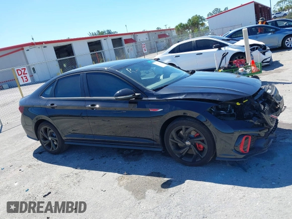 2024 Volkswagen Jetta GLI Autobahn with VIN 3VW1T7BU9RM050889, listed as a IAAI auction lot 41741652 with 5,275 mi miles and . Bid and sale history available at DreamBid. Image 13.