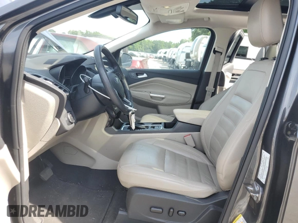 2018 Ford Escape Titanium with VIN 1FMCU9J91JUA47420, listed as a Copart auction lot 61846795 with 77,246 mi miles and Salvage title. Bid and sale history available at DreamBid. Image 7.