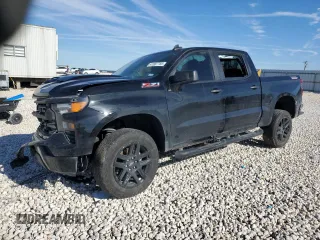 2024 Chevrolet Silverado 1500 Custom Trail Boss with VIN 3GCUDCED9RG177450, listed as a Copart auction lot 41687785 with 0 mi miles and Salvage Title. Bid and sale history available at carsss.com. Image 1.