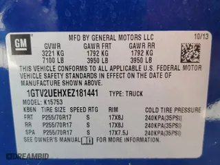 2014 GMC Sierra 1500 SLE with VIN 1GTV2UEHXEZ181441, listed as a Copart auction lot 74122824 with 115,263 mi miles and Clean Title. Bid and sale history available at carsss.com. Image 12.