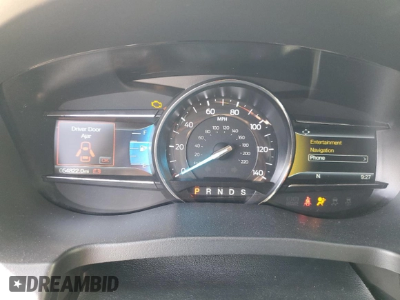 2019 Ford Explorer XLT z VIN 1FM5K7D80KGA73464, wystawiony jako Copart lot #57432355 z przebiegiem 54 822 mil mil oraz Szkoda całkowita • Salvage title. Historia ofert i sprzedaży dostępna na DreamBid. Obrazek 9.