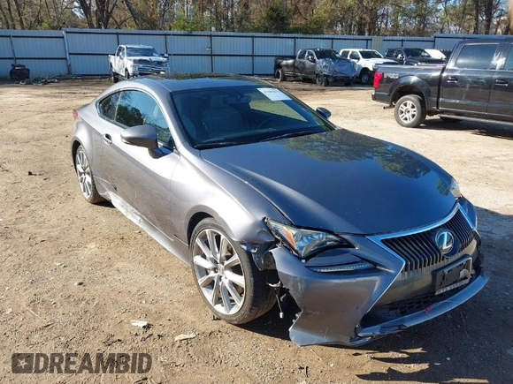 2016 Lexus RC 200t F Sport with VIN JTHHA5BC0G5002752, listed as a IAAI auction lot 41163472 with 164,945 mi miles and . Bid and sale history available at DreamBid. Image 1.