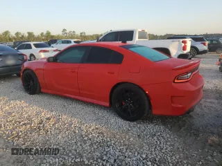 2019 Dodge Charger SRT Hellcat with VIN 2C3CDXL9XKH732885, listed as a Copart auction lot 52597095 with 27,949 mi miles and Salvage Title. Bid and sale history available at DreamBid. Image 2.