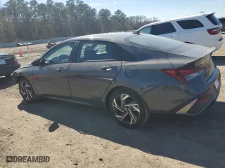 2025 Hyundai Elantra SEL Sport with VIN KMHLM4DG9SU935041, listed as a Copart auction lot 47364845 with 106 mi miles and Salvage Title. Bid and sale history available at carsss.com. Image 2.