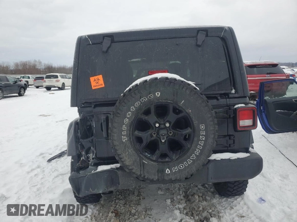 2023 Jeep Wrangler Sport z VIN 1C4HJXDG6PW597405, wystawiony jako Copart lot #88909255 z przebiegiem Nie podano mil oraz Szkoda całkowita • Salvage title. Historia ofert i sprzedaży dostępna na DreamBid. Obrazek 6.